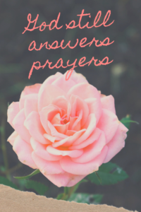 God still answers prayer