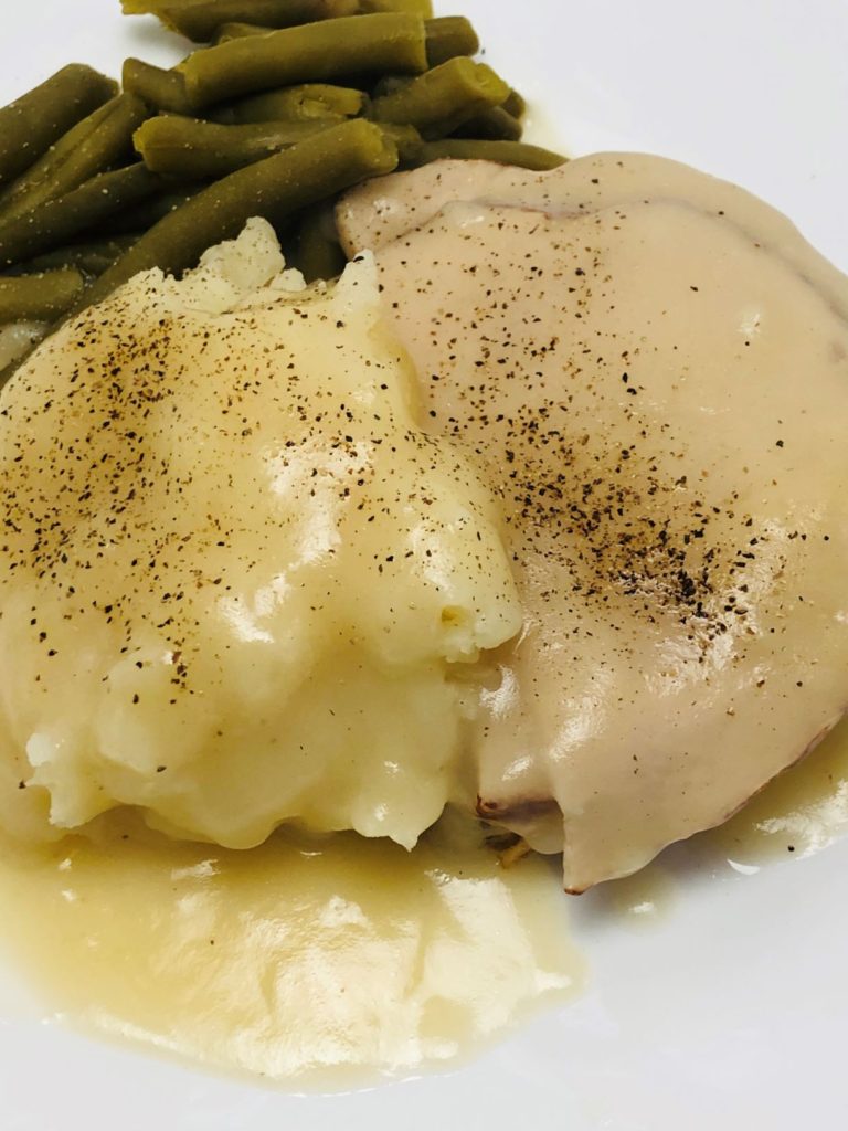 Open-Faced Turkey Sandwich with Mashed Potatoes and Gravy ~ The ...