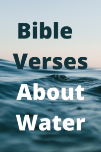 Bible verses about water