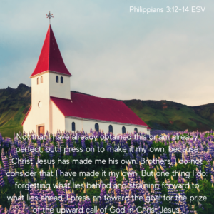 Philippians 3:12-14 ESV, Overcoming Perfectionism