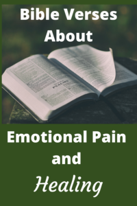 BIble verses about emotional pain