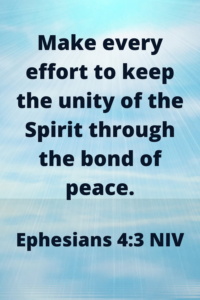 unity of the Spirit