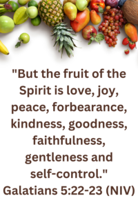 bear fruit as a Christian